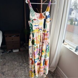 Sincerely Jules Olive Linen Blend Garment